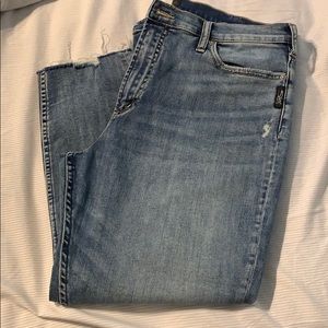 •Silver jeans• Calley skinny crop